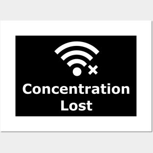 Concentration Lost Posters and Art